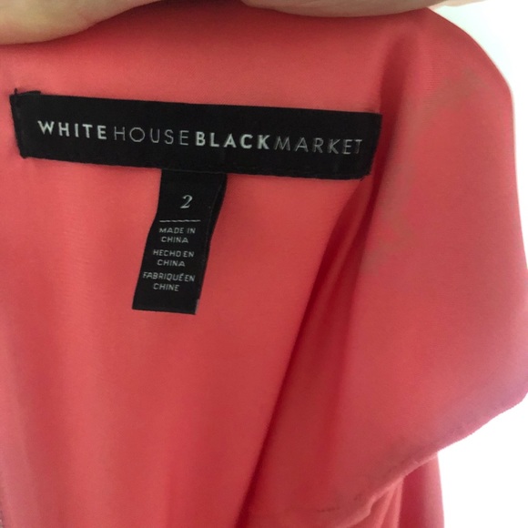 White House Black Market coral sheath dress - Picture 4 of 4